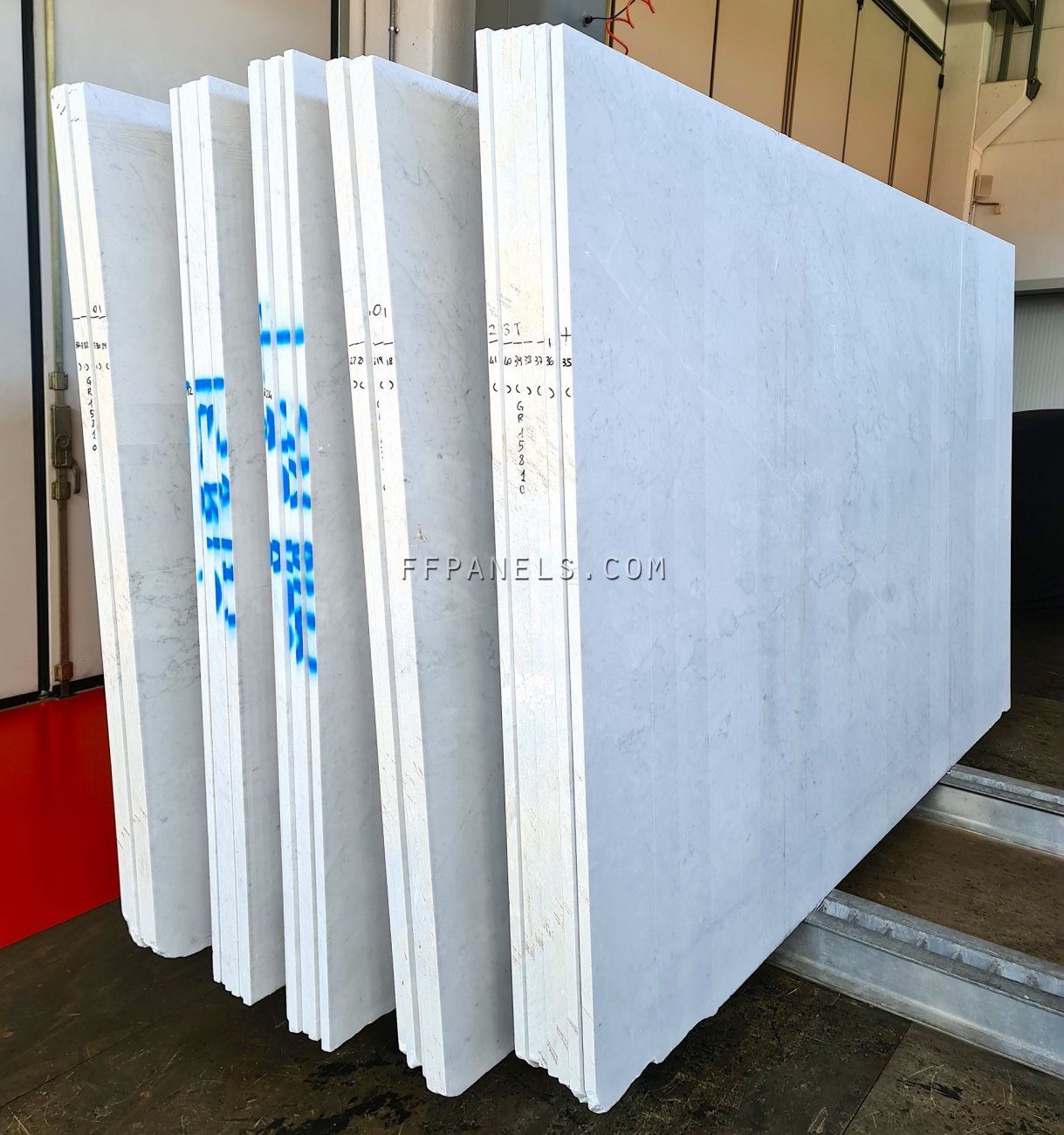 BIANCO CARRARA MARBLE slabs