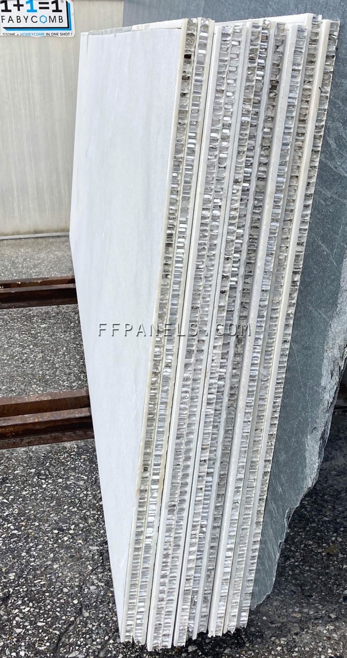 FABYCOMB® lightweight BLUE DE SAVOIE MARBLE panels