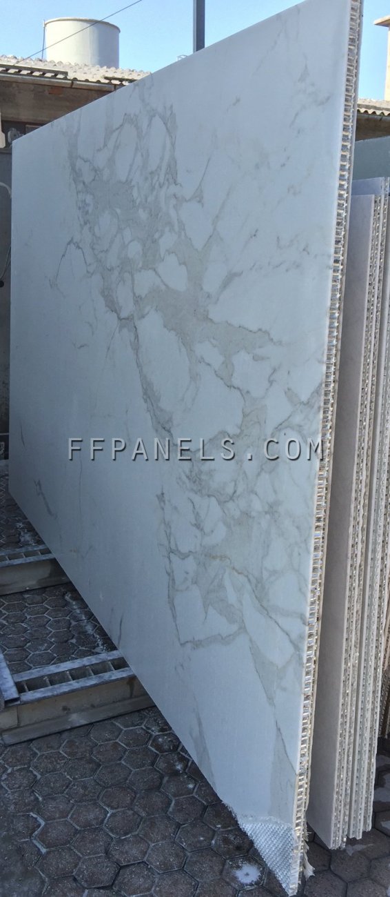 FABYCOMB® lightweight STATUARIO MARBLE panels