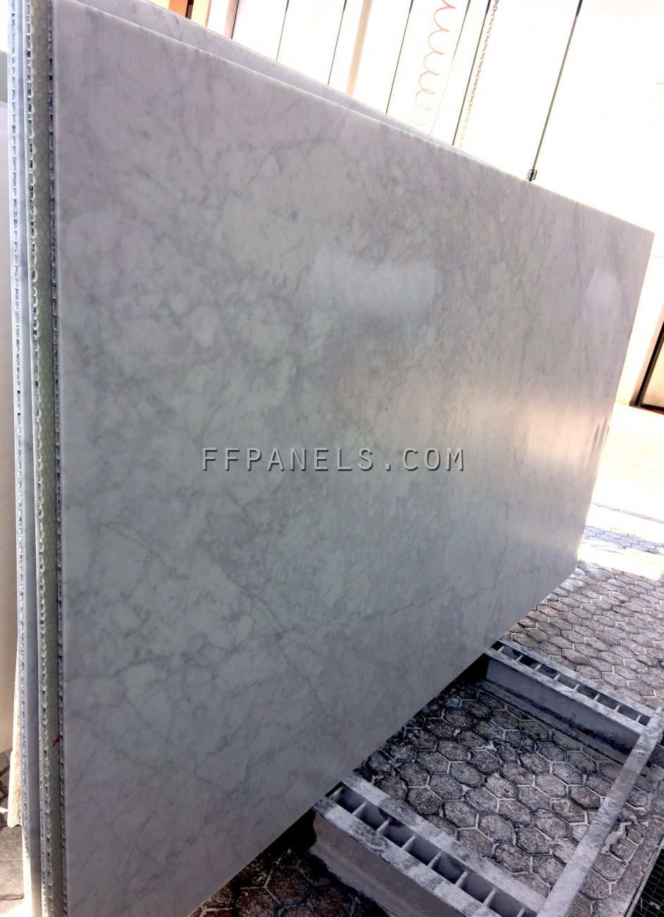 F_pannelli marmo leggero FABYCOMB® in MARMO BIANCO CARRARA